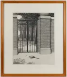 ORIGINAL ILLUSTRATION by Chris Van Allsburg, pencil / graphite on paper, sold Oct 2024