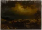 PASTORAL LANDSCAPE by James Fairman, oil on canvas, sold Oct 2024