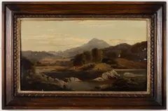 LANDSCAPE PAINTING by Charles Leslie, oil on canvas, sold Oct 2024