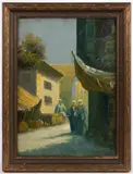 ORIENTALIST PAINTING by G. Scotti, oil on canvas, sold Oct 2024