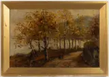 ATTRIBUTED, LANDSCAPE PAINTING by William Hardie Hay, oil on canvas, sold Oct 2024