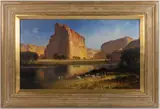CANYON DE CHELLY LANDSCAPE PAINTING by William Scott Jennings, oil on canvas, sold Oct 2024