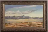 LANDSCAPE PAINTING by Charles Wilson Knapp, oil on artist's board, sold Oct 2024