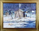 Untitled by Christopher Willett, Oil on board, offered Jun 2021