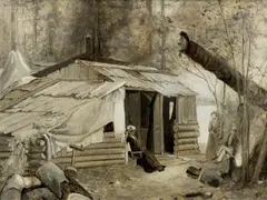 Untitled by Jervis McEntee, Oil on board, sold Jun 2021