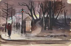 Untitled by Louis Bosa, Gouache, sold Sep 2021