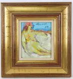 Untitled by Humbert Howard, Oil on board, sold Sep 2021