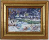 Frog Hollow Warrington/Doylestown by Christopher Willett, Oil on board, sold Sep 2021