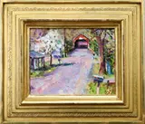 Uhlerstown by Alan Fetterman, Oil on board, sold Sep 2021