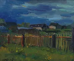 Capau by Nikolai Timkov, Oil on board, sold Sep 2021