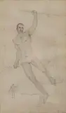 Untitled by John Brock Lear, Jr., Graphite on paper, sold Sep 2021
