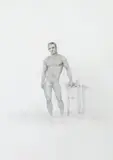 Untitled by John Brock Lear, Jr., Graphite on paper, sold Sep 2021
