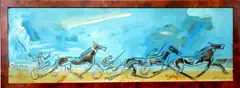 Untitled by Sterling Boyd Strauser, Oil on board, sold Sep 2021