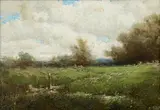 Untitled by Milne Ramsey, Oil on board, sold Sep 2021