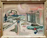 Untitled by Sterling Boyd Strauser, Oil on board, sold Sep 2021