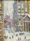 Untitled by Christopher G. Willett, Oil on board, sold Sep 2021