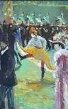 Untitled by Christopher G. Willett, Oil on board, sold Sep 2021