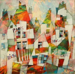 Paris by Harry Guttman, Oil on canvas, sold Sep 2021