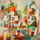 Paris by Harry Guttman, Oil on canvas, sold Sep 2021