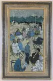 Plage by Jacques Bartoli, Oil on canvas, sold Sep 2021