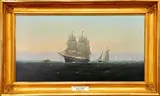 Untitled by George Curtis, Oil on canvas, sold Sep 2021
