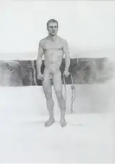 Untitled by John Brock Lear, Jr., Graphite on paper, sold Sep 2021