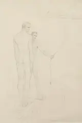 Untitled by John Brock Lear, Jr., Graphite on paper, sold Sep 2021
