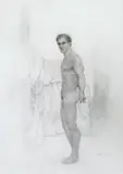 Untitled by John Brock Lear, Jr., Graphite on paper, sold Sep 2021