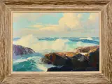 Ante Meridian by Bennett Schroeder Bradbury, Oil on canvas, sold Sep 2021