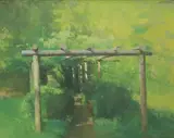 Willowwood Path by Peter Schnore, Oil on canvas, sold Sep 2021
