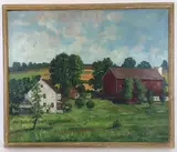 Untitled by Harry Martin Book, Oil on canvas, sold Sep 2021
