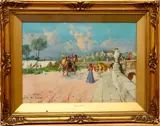 Cordoba by Gustavo Gallardo y Ruiz, Oil on canvas, offered Sep 2021