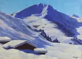 Tirol by Josef Obermoser, Oil on canvas, sold Sep 2021