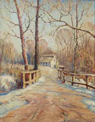 Untitled by George Newman, Oil on canvas, sold Sep 2021