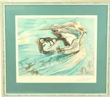 Homage to Lincoln by Salvador Dalí, Lithograph, sold Mar 2022