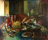 Hells Private Exit by Peter Paone, Oil on linen, sold Mar 2022