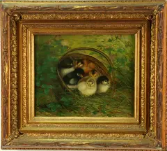 Untitled by Ben Austrian, Oil on canvas, sold Mar 2022
