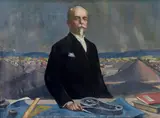 James Mapes Dodge by Arthur Meltzer, Oil on canvas, sold Mar 2022