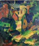 Untitled by Richard Rogers, Oil on canvas, sold Mar 2022
