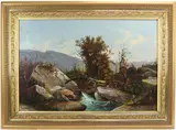 Untitled by James Cantwell, Oil on canvas, sold Apr 2022