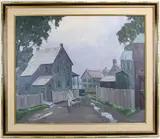 Untitled by Melville F. Stark, Oil on board, sold Apr 2022