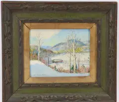 Untitled by William Francis Taylor, Oil on board, sold Jun 2022