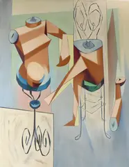 Untitled by Richard Rogers, OIl on canvas, sold Jun 2022