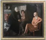The Modern Woman Goes Home by Edmund Franklin Ward, Oil on canvas, sold Jun 2022