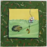 Untitled by Vera Barnett, Oil on board, offered Jun 2022