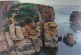 Carmel Coast by Antonio Pietro Martino, Oil on canvas, sold Jun 2022