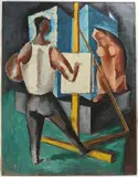 Untitled by Richard Rogers, Oil on canvas, sold Jun 2022