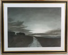 Road Toward Moonrise by Greg Mort, Watercolor on paper, sold Jun 2022