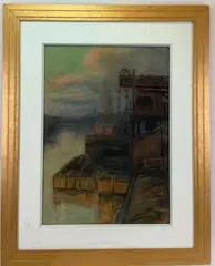 Untitled by Fred Wagner, Pastel, sold Jun 2022
