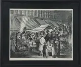Food Market Old Style by Harry Gottlieb, Lithograph, sold Sep 2022
